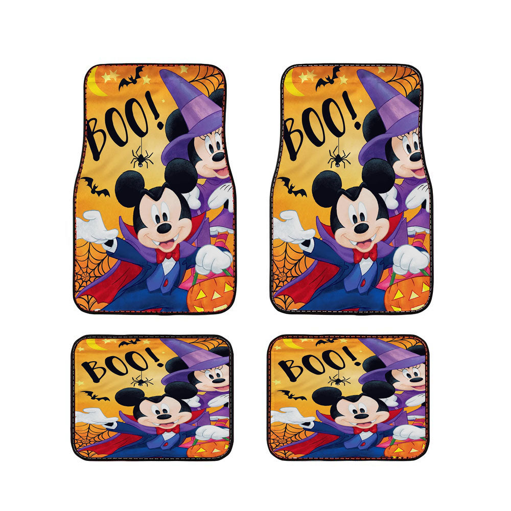 Disney Mickey Minnie Boo Halloween Car Floor Mats Accessories