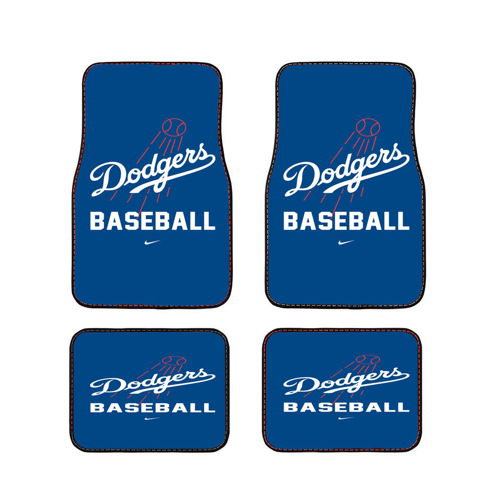 Dodgers Baseball Team Car Floor Mats Accessories