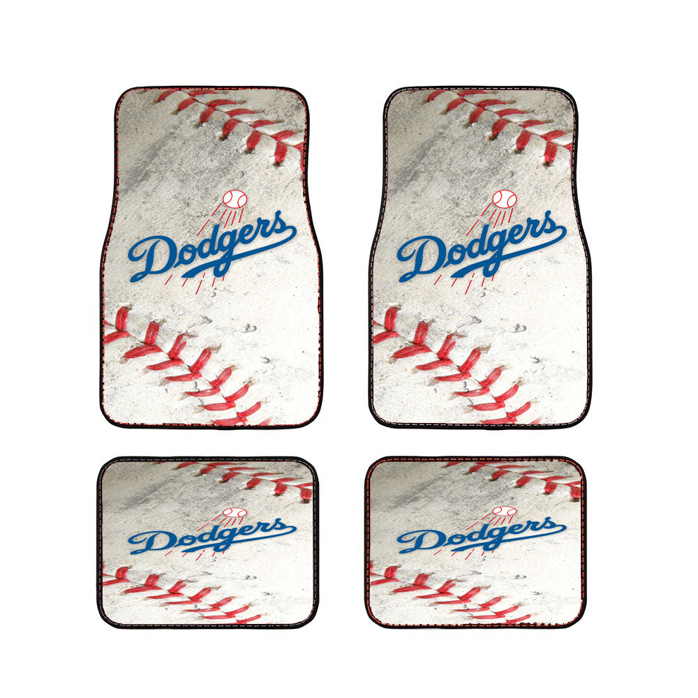Dodgers Logo Baseball Ball Car Floor Mats Accessories