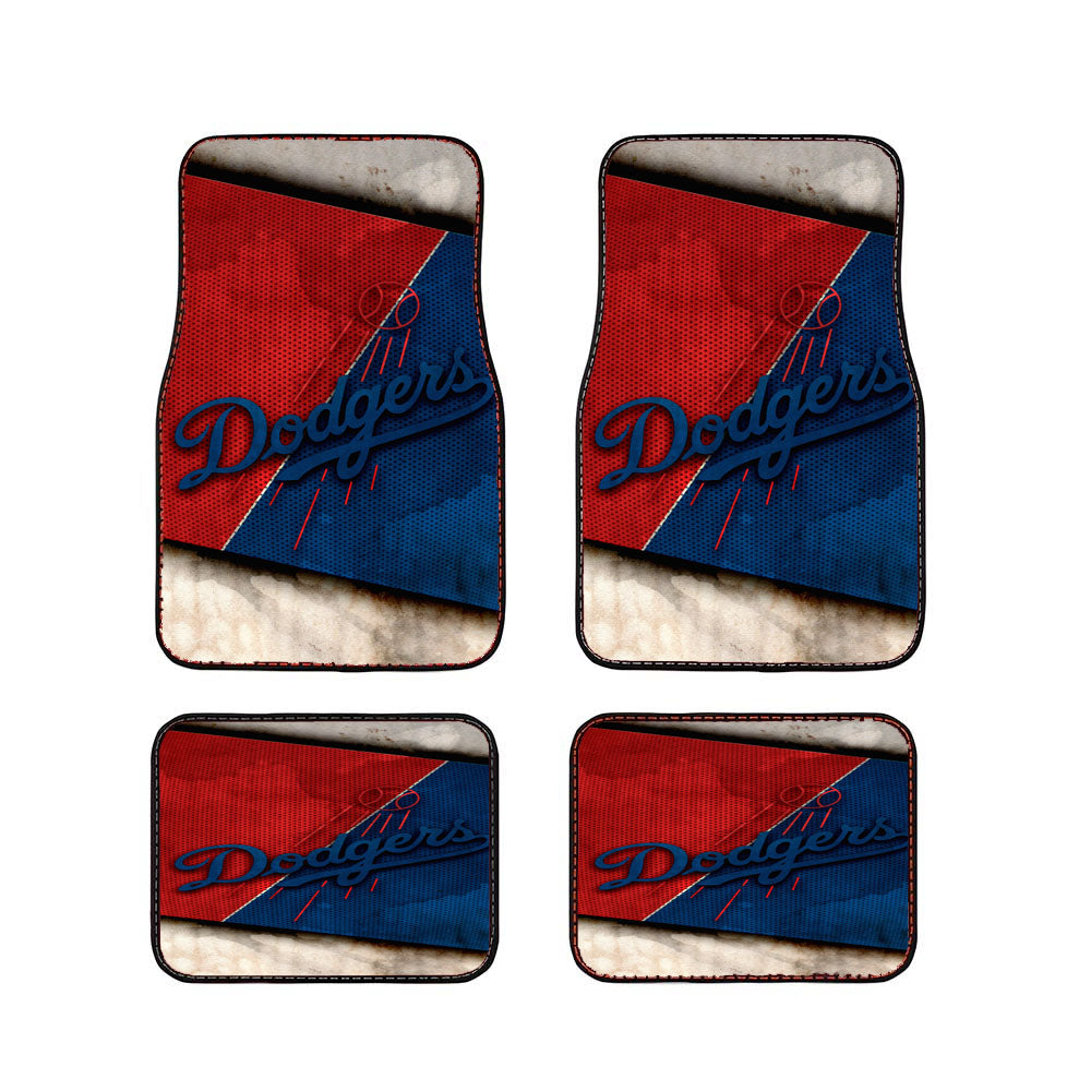 Dodgers Red Navy Car Floor Mats Accessories