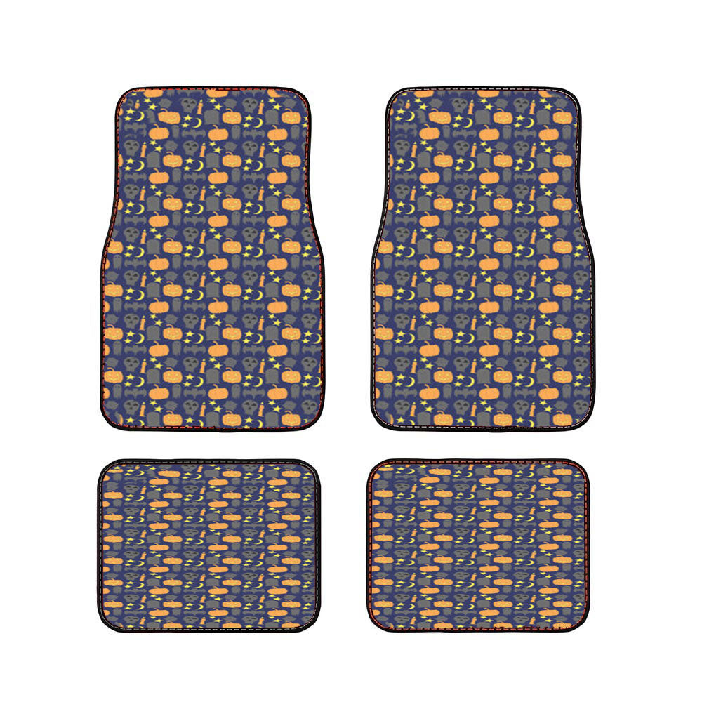 Doodle Halloween Car Floor Mats Accessories