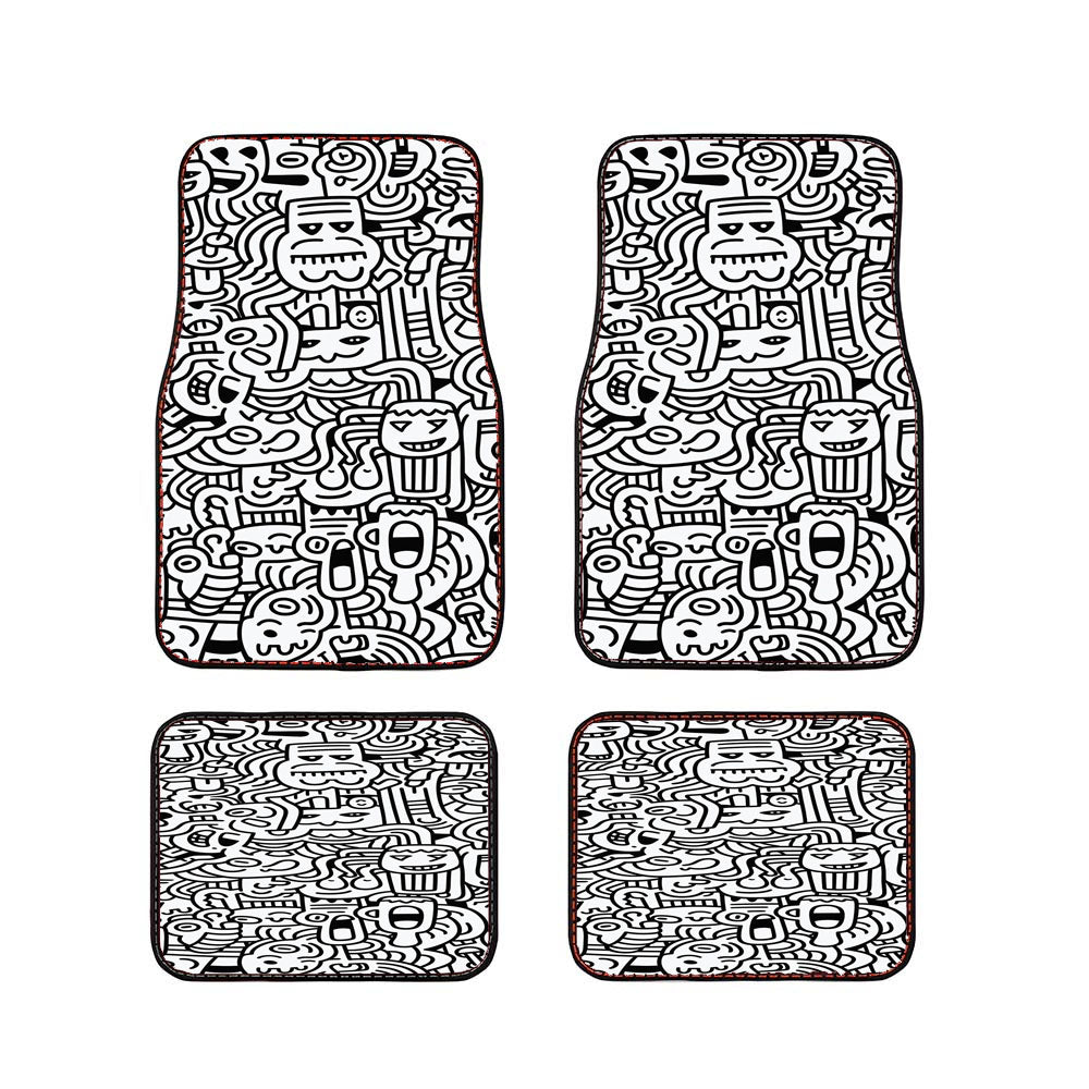 Doodles 1 Car Floor Mats Accessories