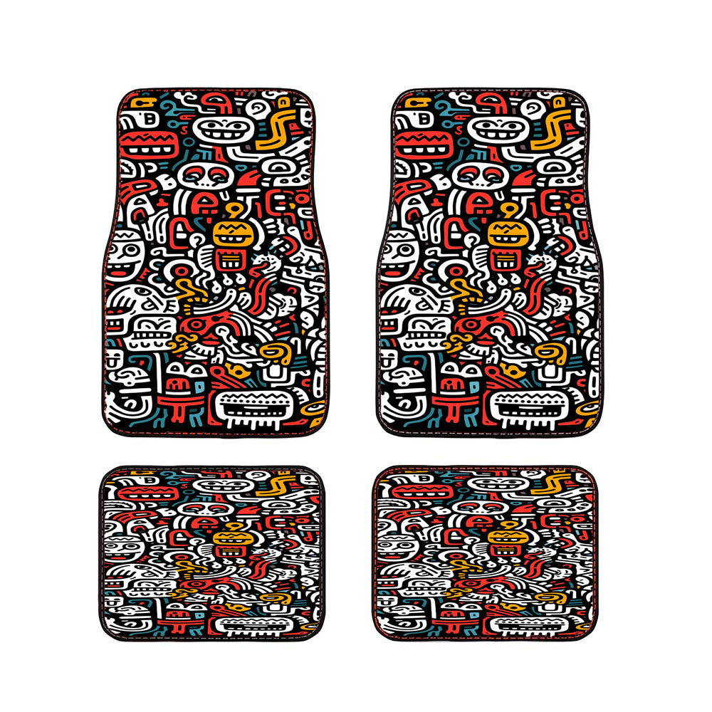 Doodles 3 Car Floor Mats Accessories