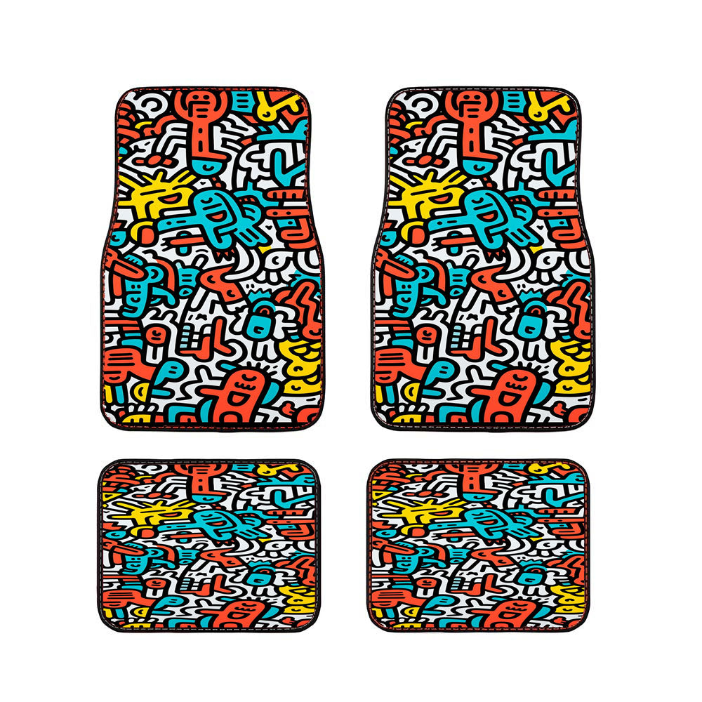 Doodles 4 Car Floor Mats Accessories
