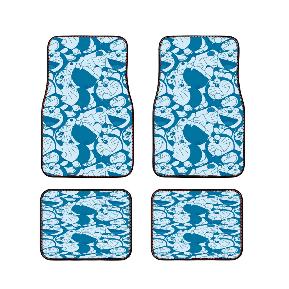 Doraemon Cartoon Pattern Car Floor Mats Accessories