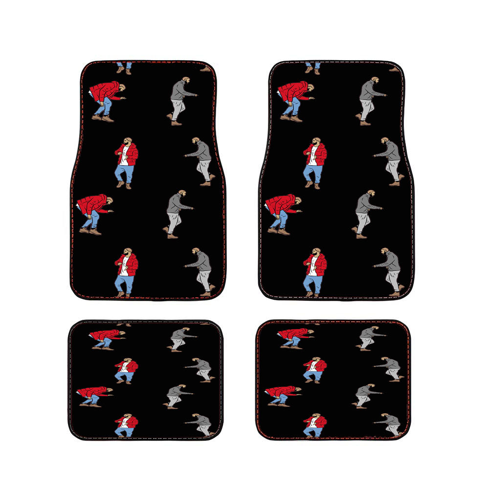 Drake Dance Pattern Car Floor Mats Accessories