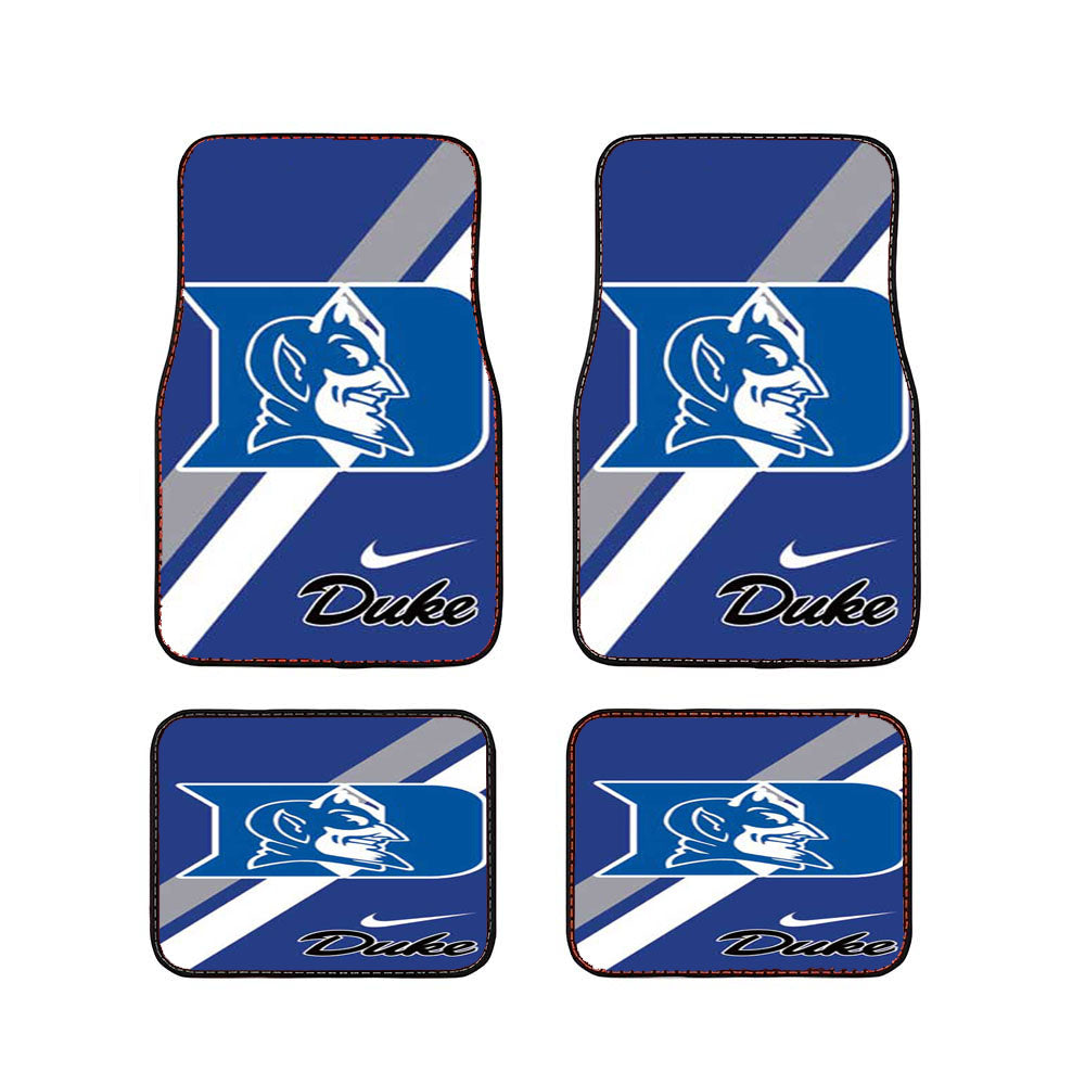 Duke Blue Devils Logo Stripes Nike Car Floor Mats Accessories