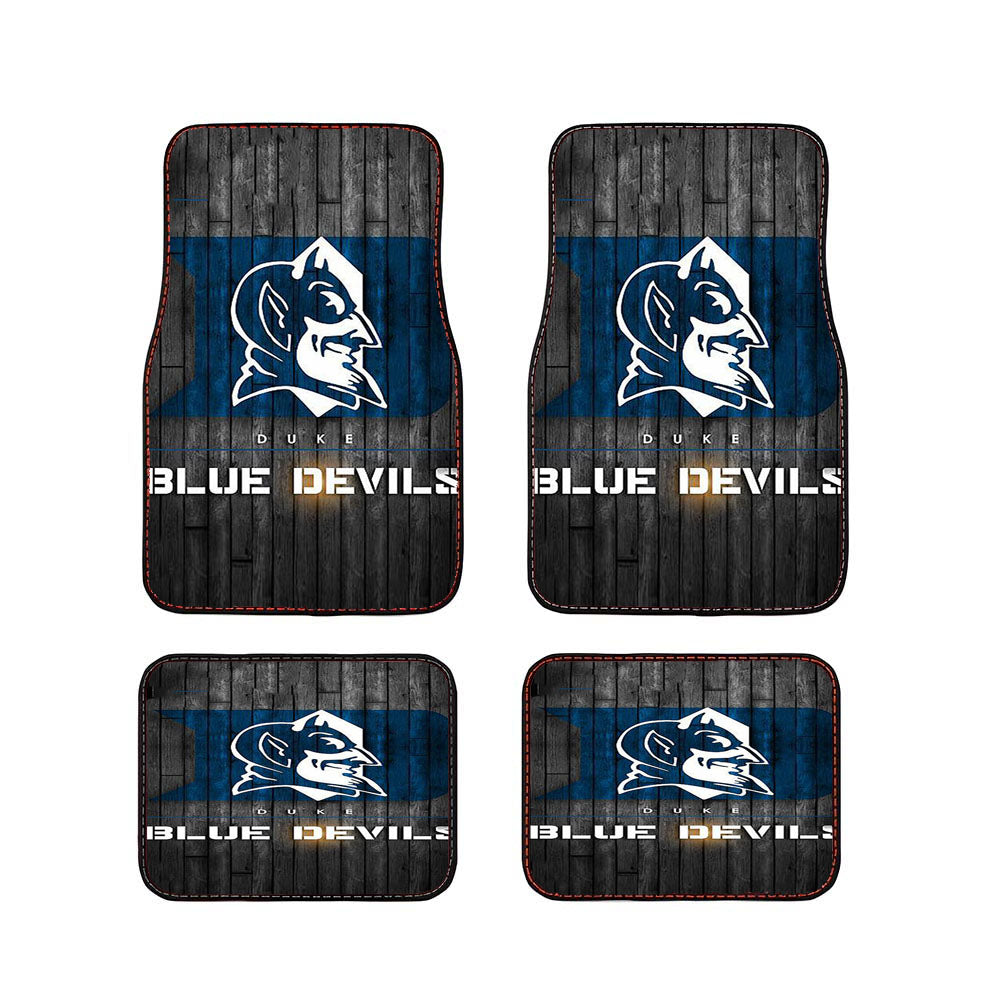 Duke Blue Devils Logos Car Floor Mats Accessories