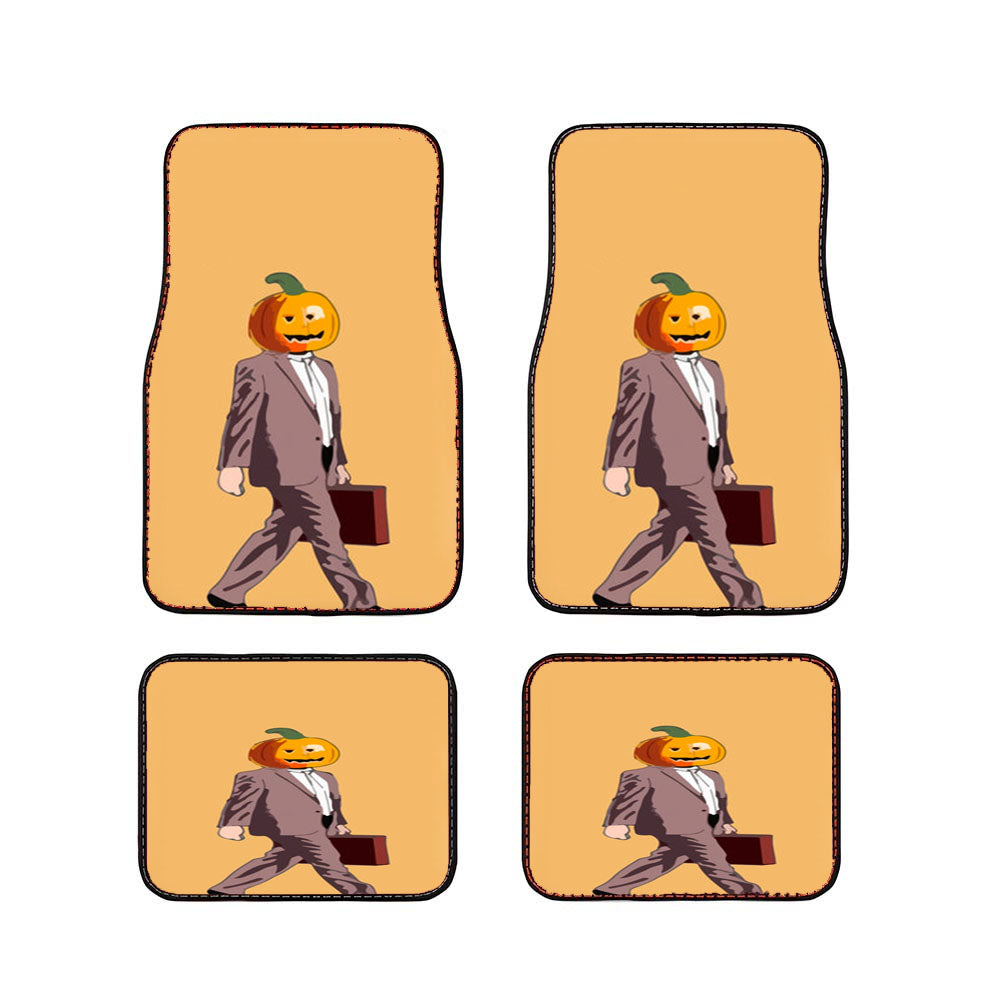 Dwight Pumpkin Head Car Floor Mats Accessories