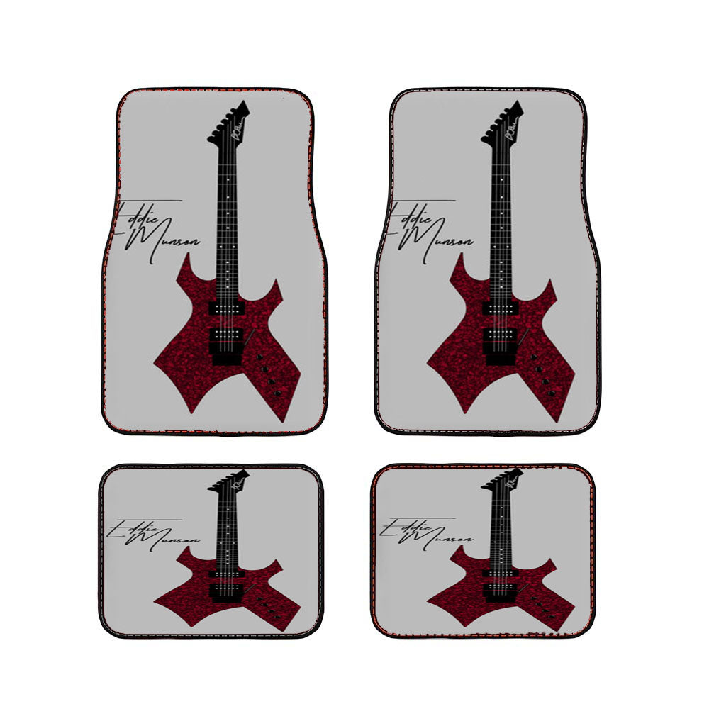 Eddie Munson Guitar Car Floor Mats Accessories