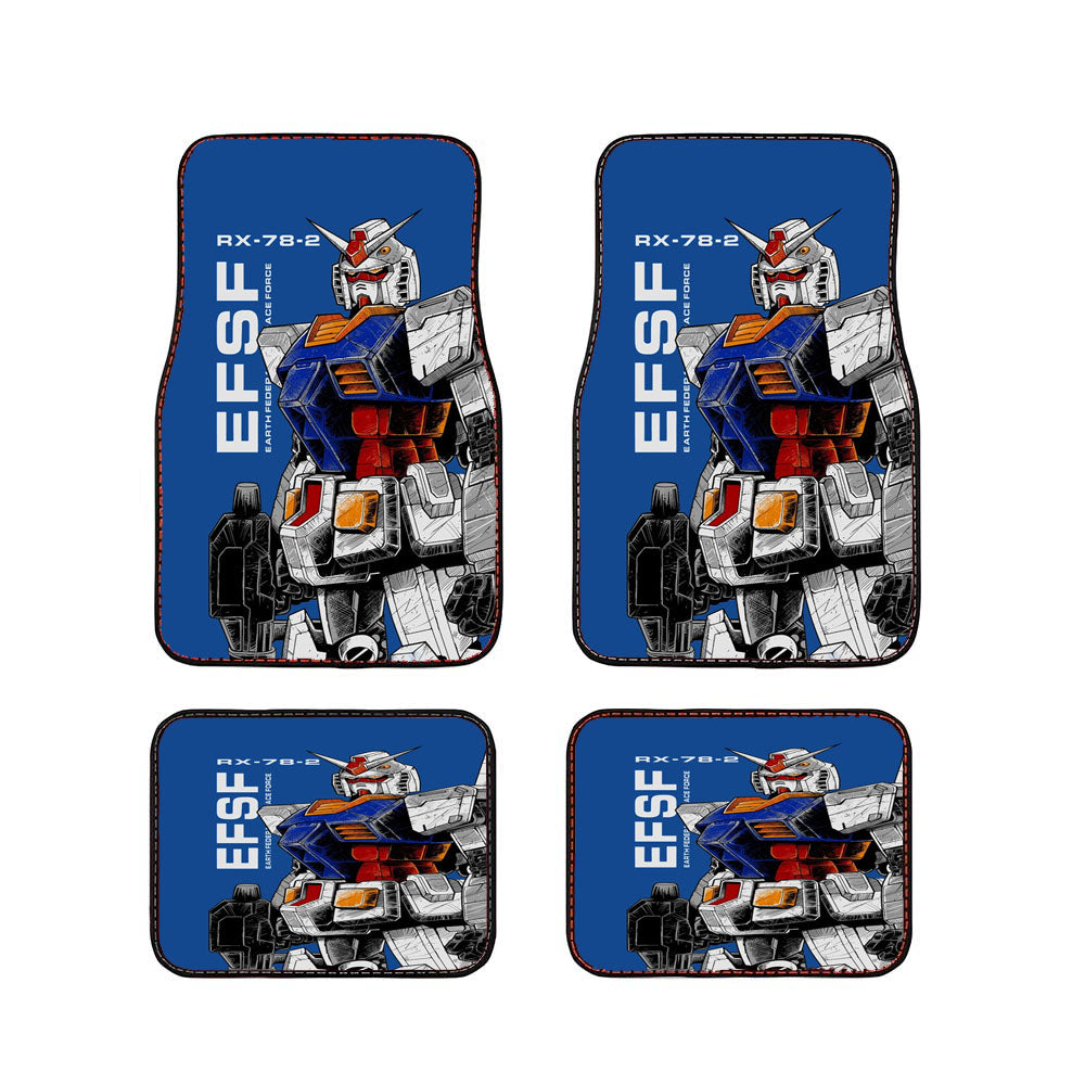 Efsf Rx 78 Gundam Mecha Car Floor Mats Accessories