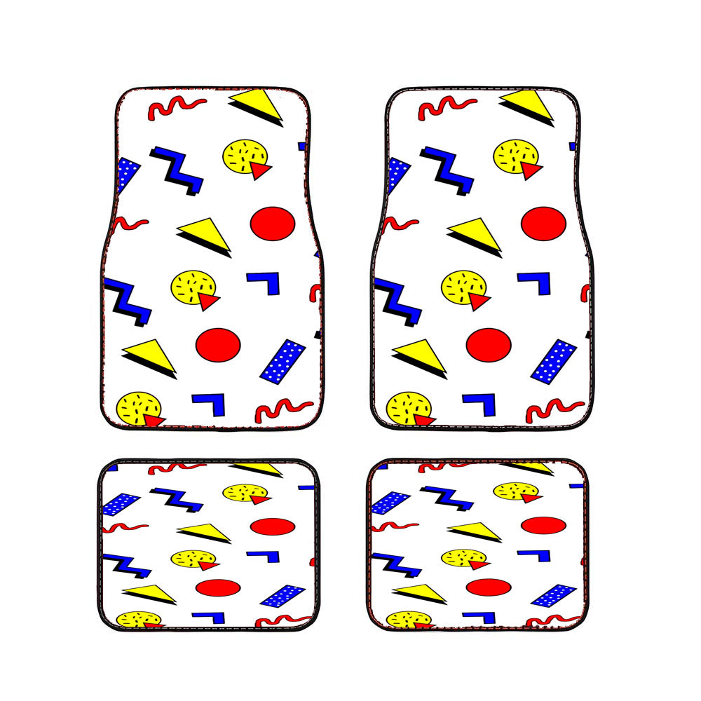 Emma Chamberlain Monogram Pattern Car Floor Mats Accessories