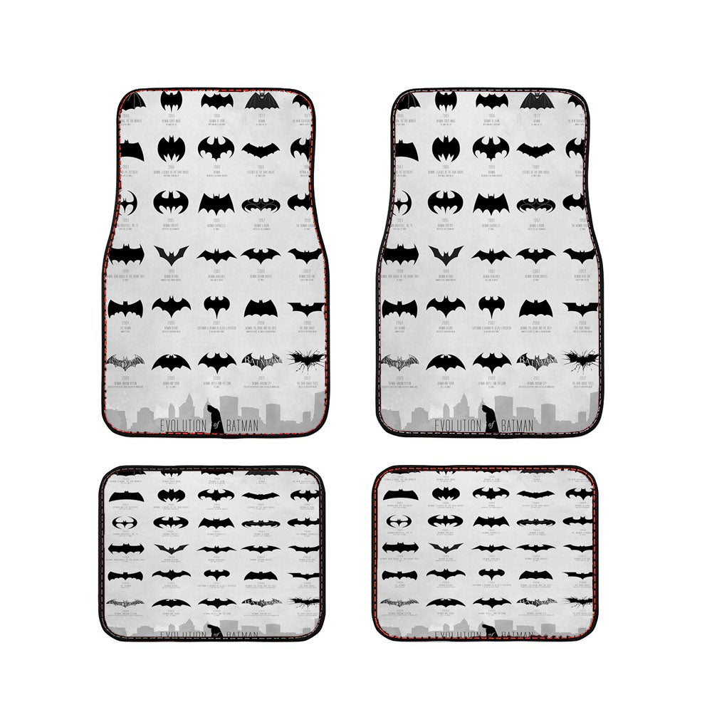 Evolution Of Batman Car Floor Mats Accessories