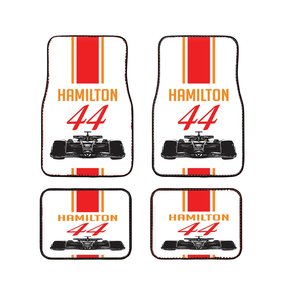 F1 Car Hamilton Car Floor Mats Accessories