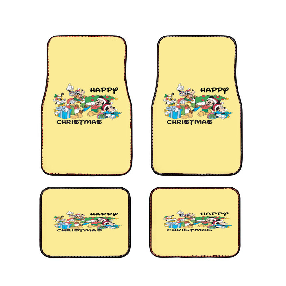 Fairytale Happy Christmas Car Floor Mats Accessories