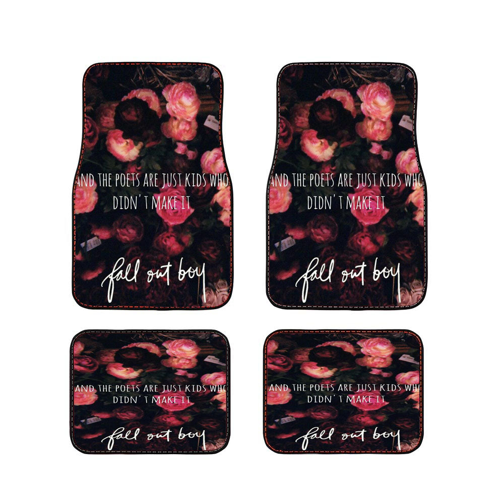 Fall Out Boy Flowers Car Floor Mats Accessories