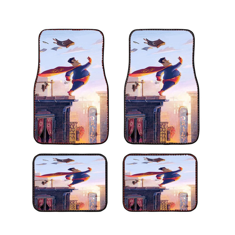 Fat Superman Car Floor Mats Accessories