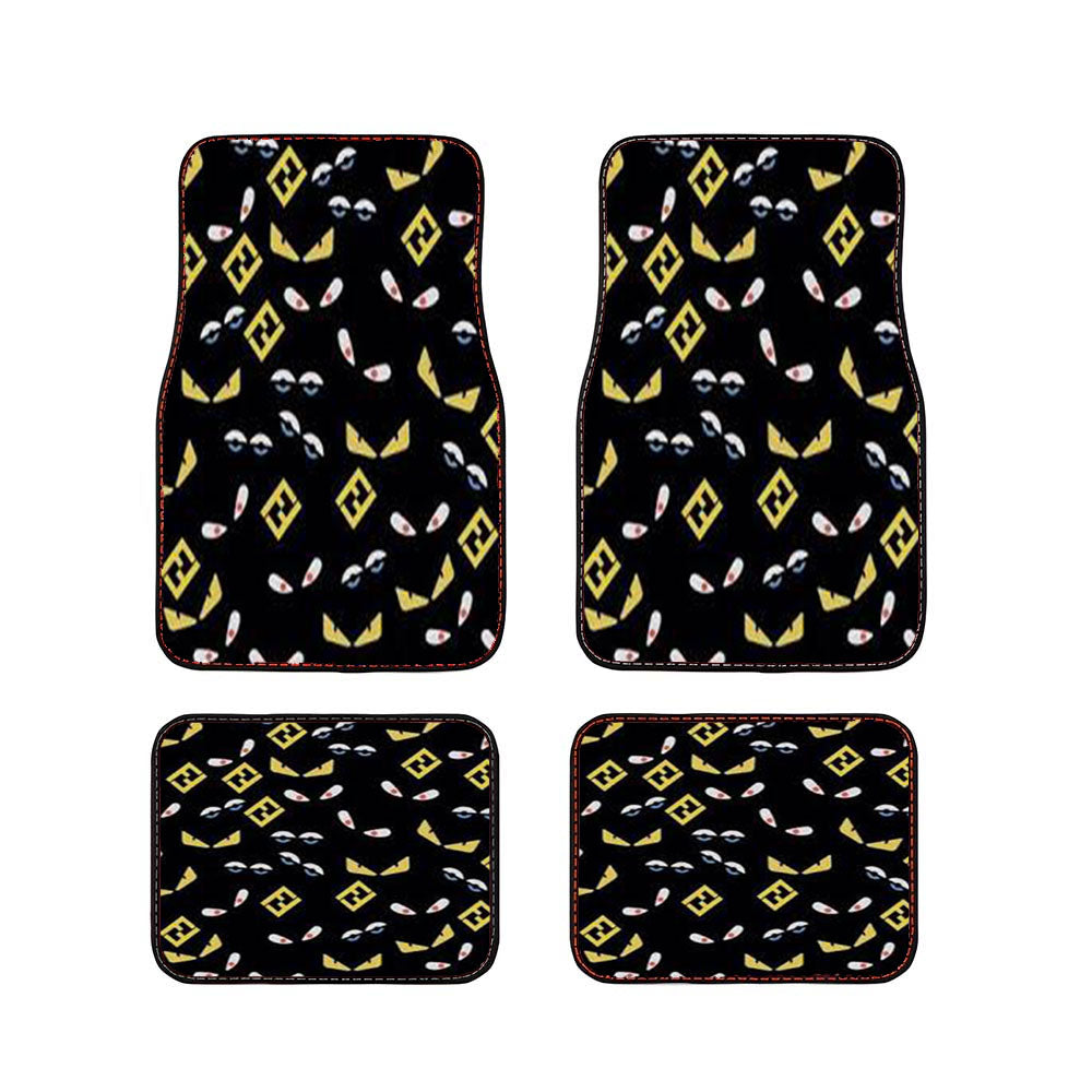Fendi95Eyes Monster Collage Car Floor Mats Accessories