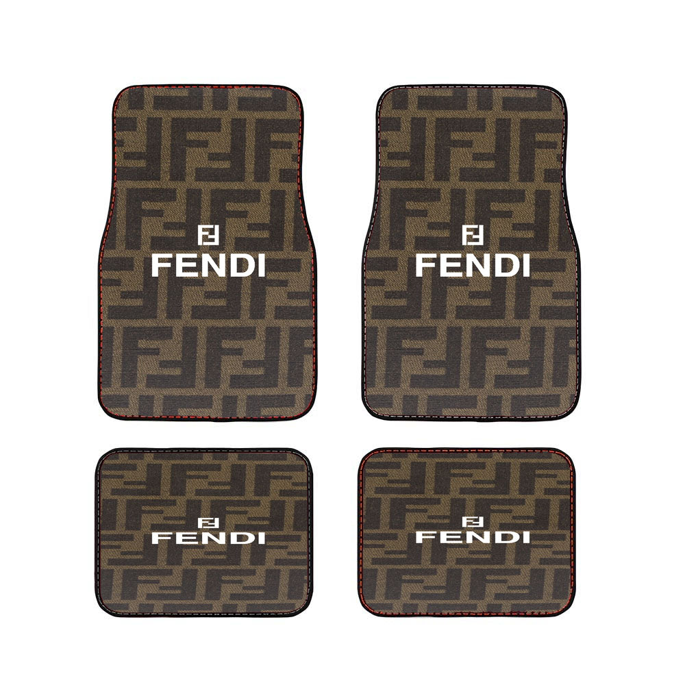 Fendi Logo Wallpaper Car Floor Mats Accessories
