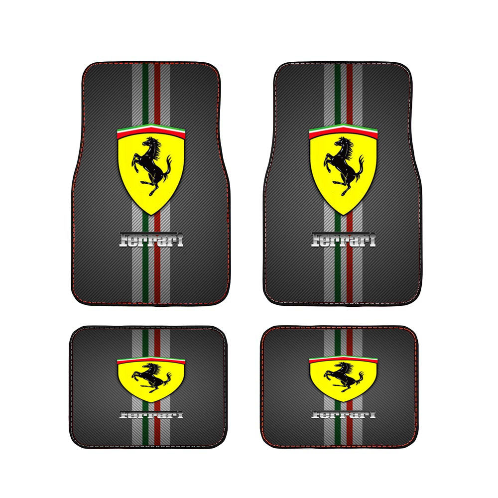 Ferrari Logo 2 Car Floor Mats Accessories