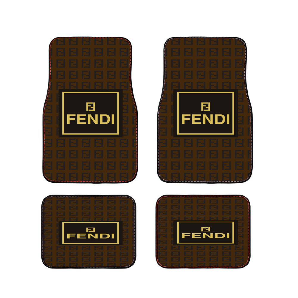 Fl Fendi Pattern Car Floor Mats Accessories
