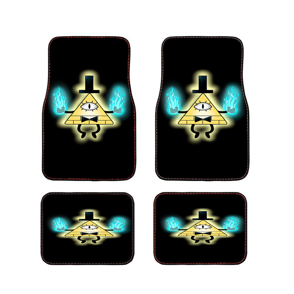 Flame Bill Cipher Gravity Falls Car Floor Mats Accessories