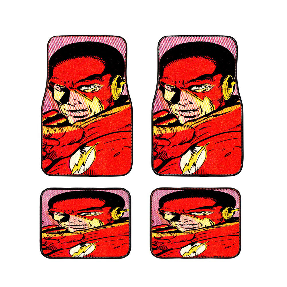 Flash Comic Pop Art Car Floor Mats Accessories