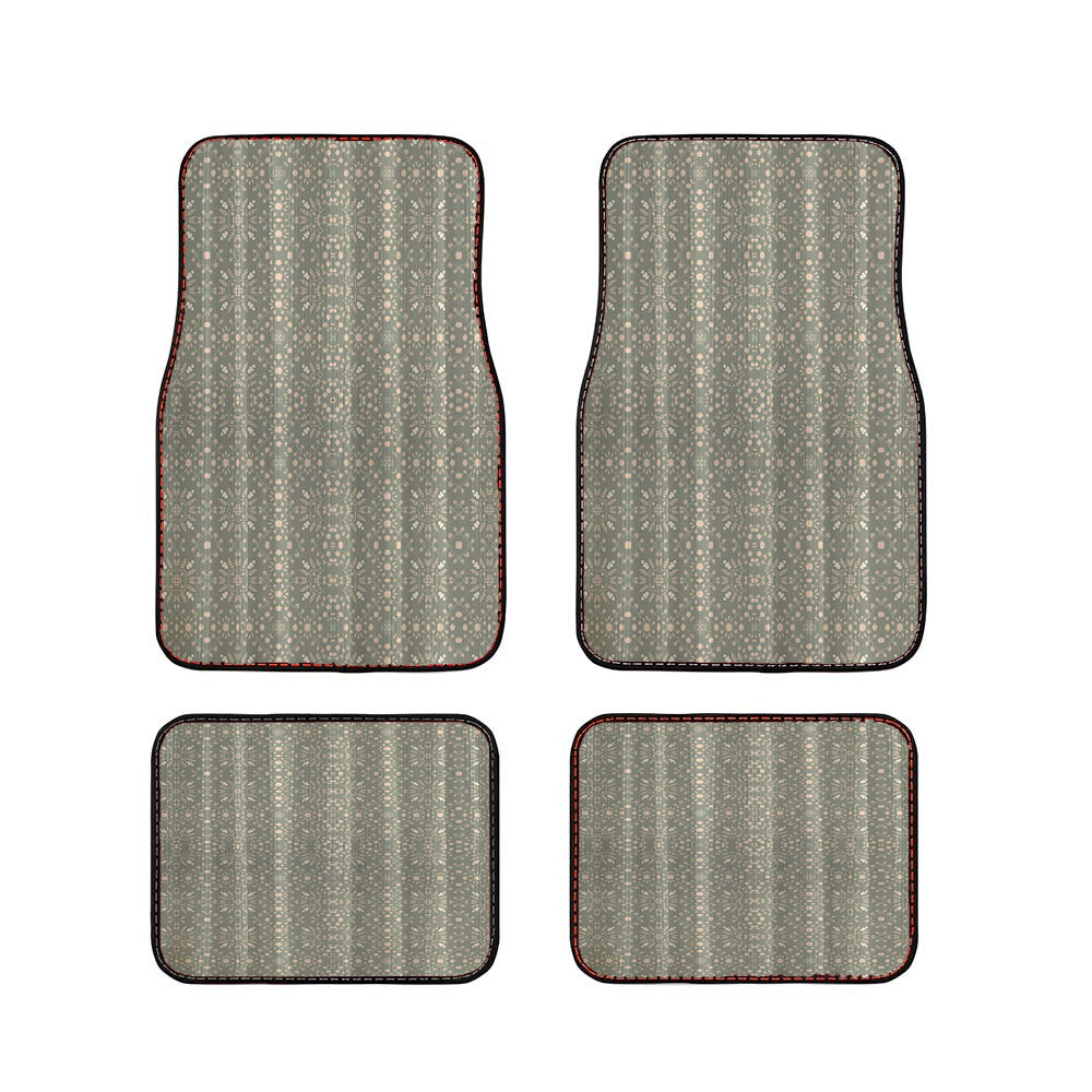 Floral Pattern Car Floor Mats Accessories