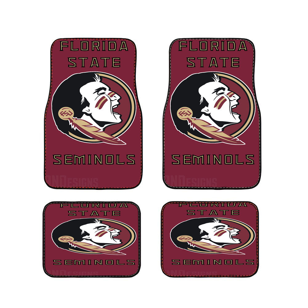 Florida State Fsu Football 3 Car Floor Mats Accessories