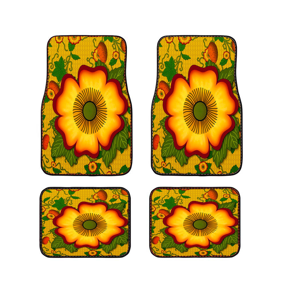 Flower Car Floor Mats Accessories