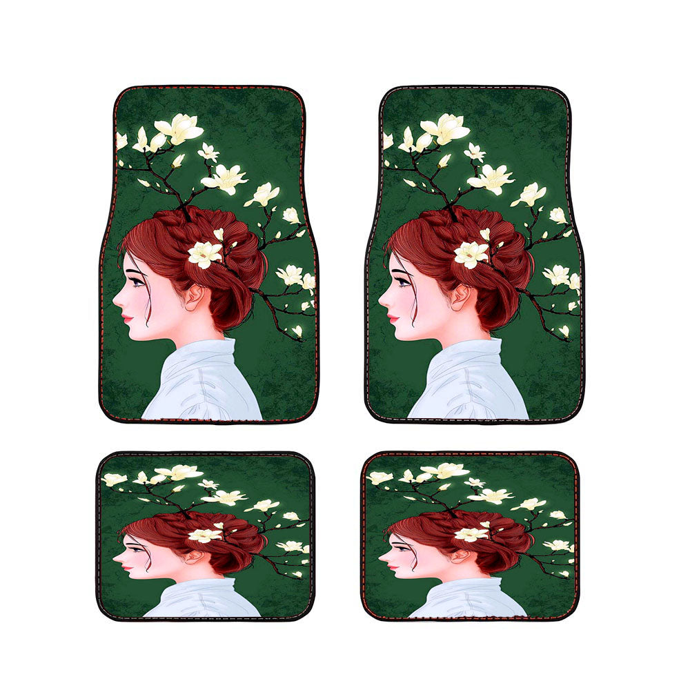 Flower For Girls Car Floor Mats Accessories