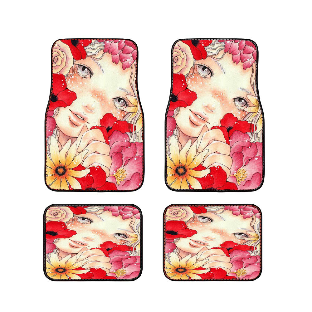 Flower Girl 1 Car Floor Mats Accessories