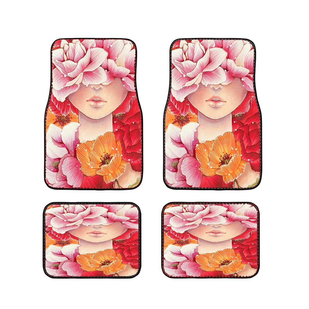 Flower Girl 3 Car Floor Mats Accessories