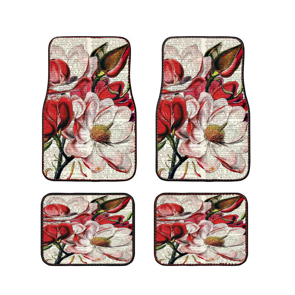 Flower Peaper Car Floor Mats Accessories