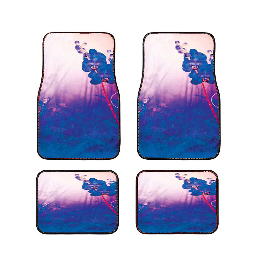 Flowers Glow Car Floor Mats Accessories