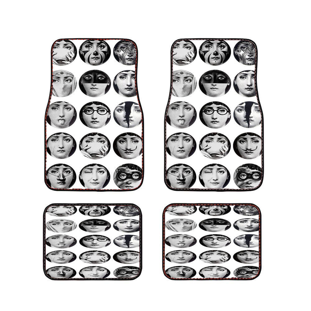 Fornasetti Face Car Floor Mats Accessories