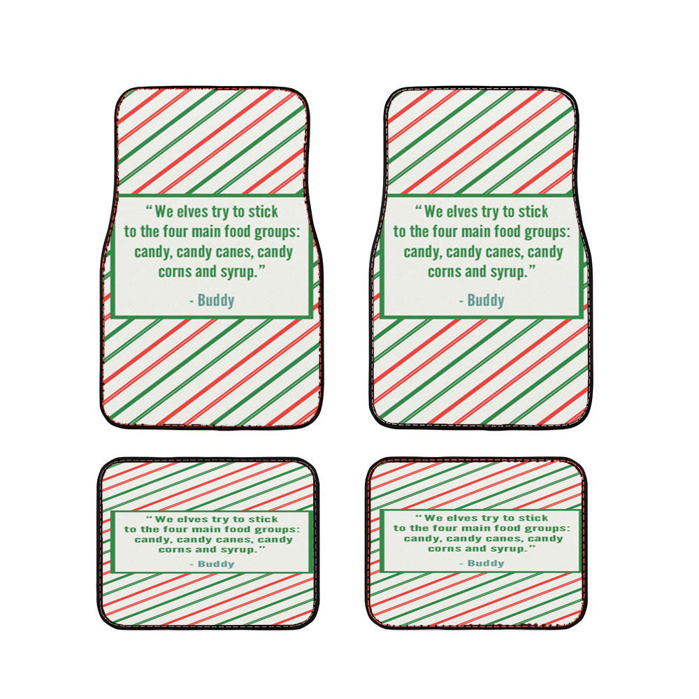 Four Main Food Groups Car Floor Mats Accessories