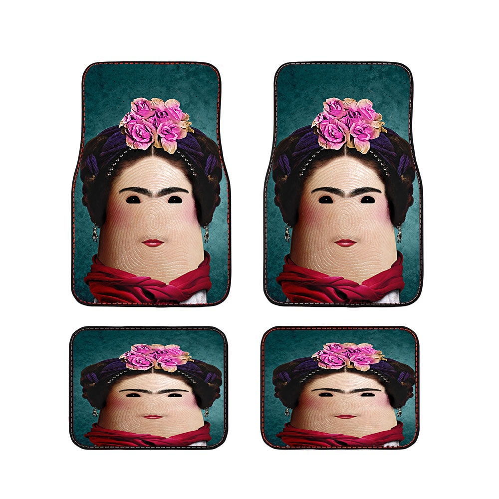 Frida Kahlo Finger Art Car Floor Mats Accessories