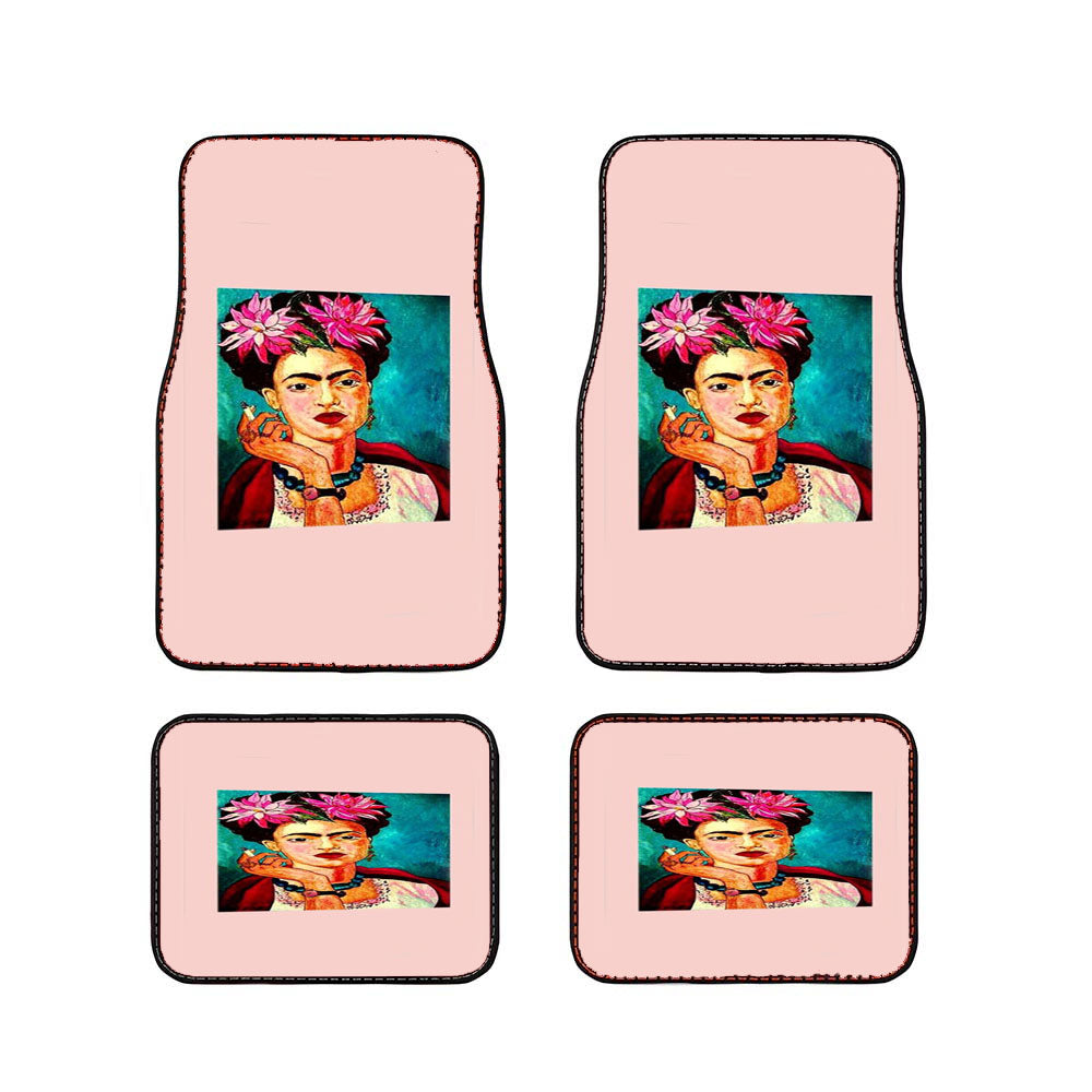 Frida Kahlo Hand Drawn Quote Car Floor Mats Accessories