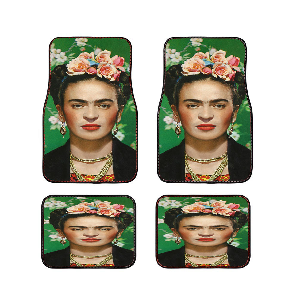 Frida Kahlo Potrait Car Floor Mats Accessories