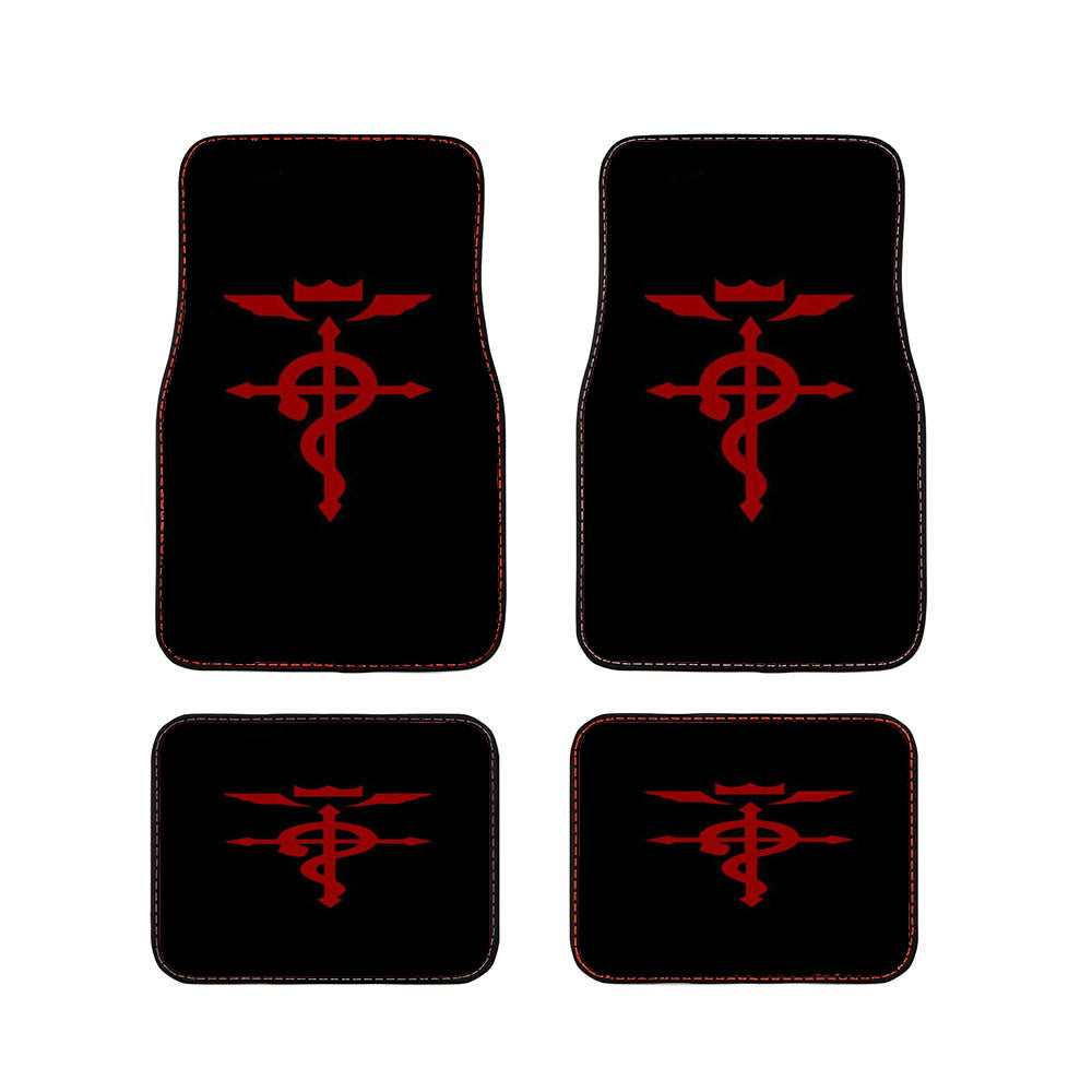 Fullmetal Alchemist Anime Logo Car Floor Mats Accessories