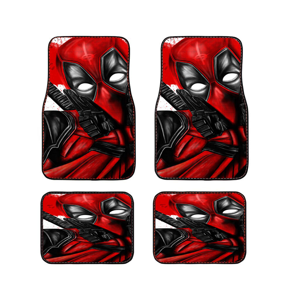 Funny Deadpool Car Floor Mats Accessories