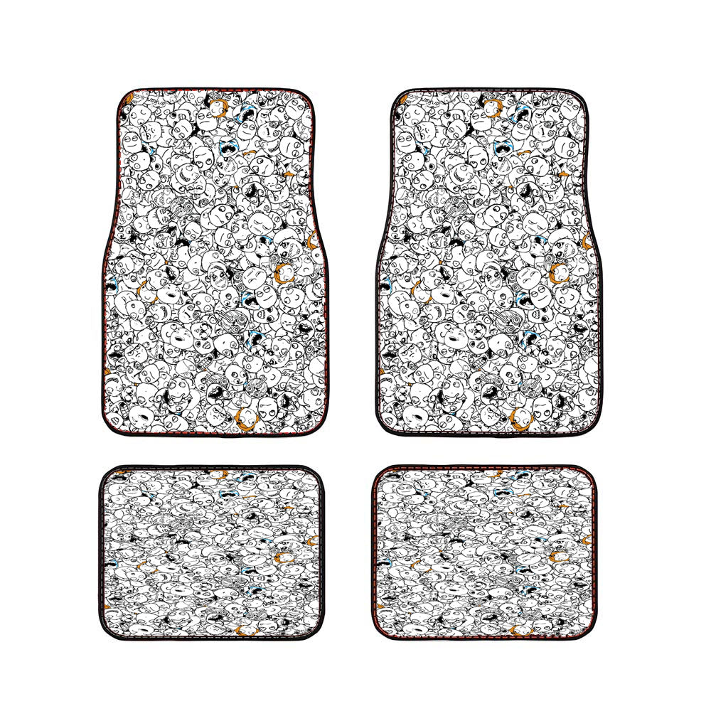 Funny Memes Face Pattern Car Floor Mats Accessories