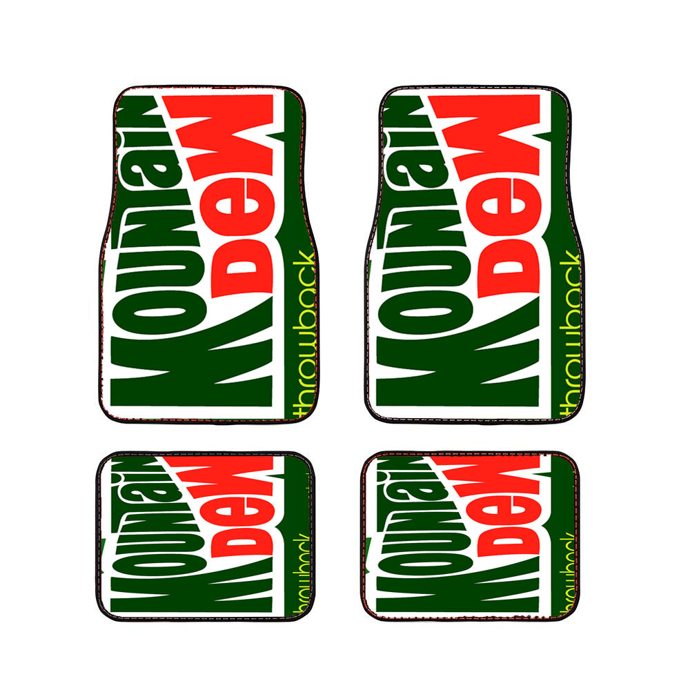 Funny Mountain Dew Car Floor Mats Accessories
