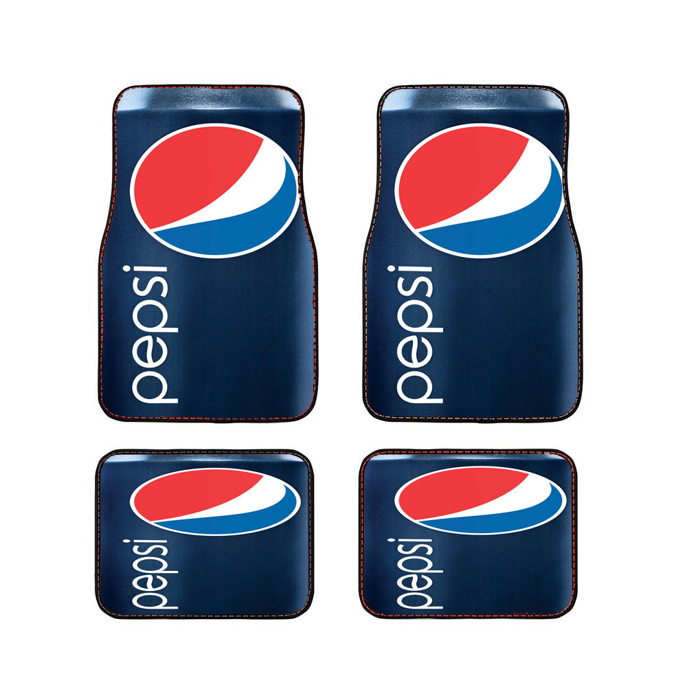 Funny Pepsi Blue Can Car Floor Mats Accessories