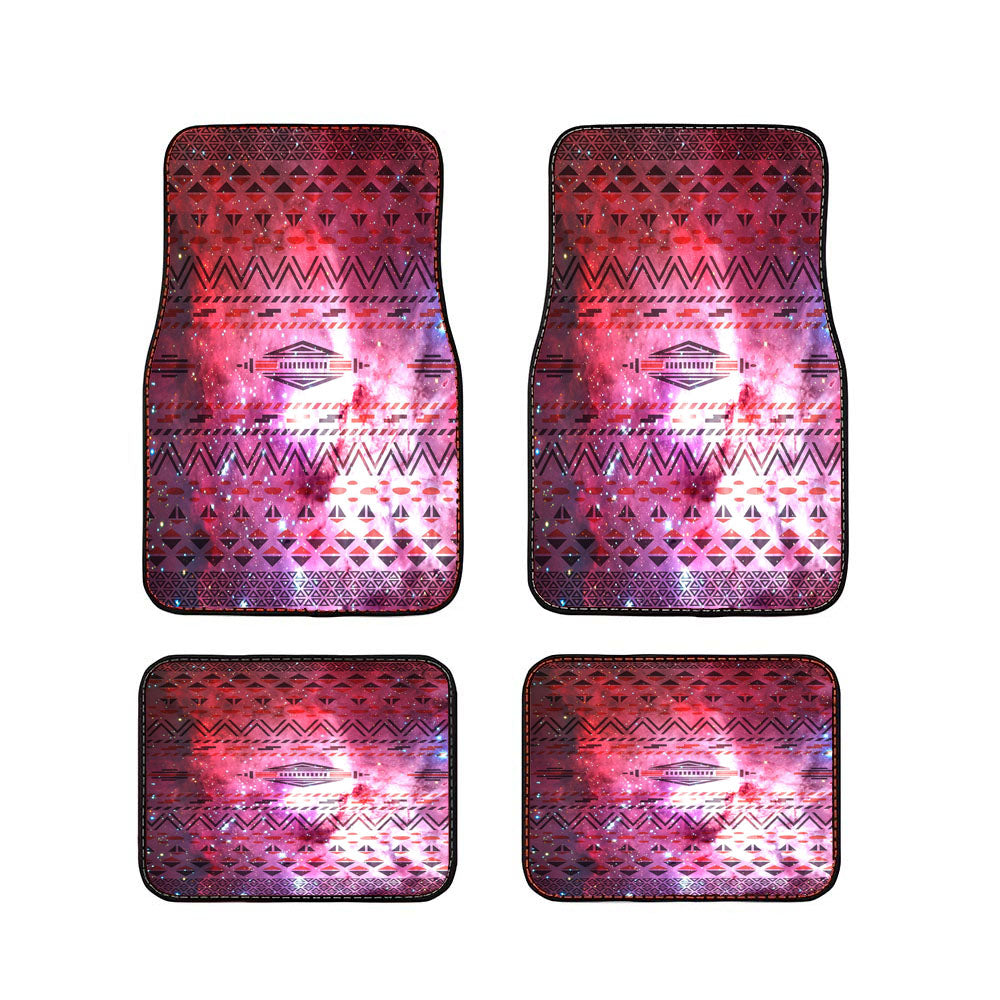 Galaxy Nebula Aztec Car Floor Mats Accessories