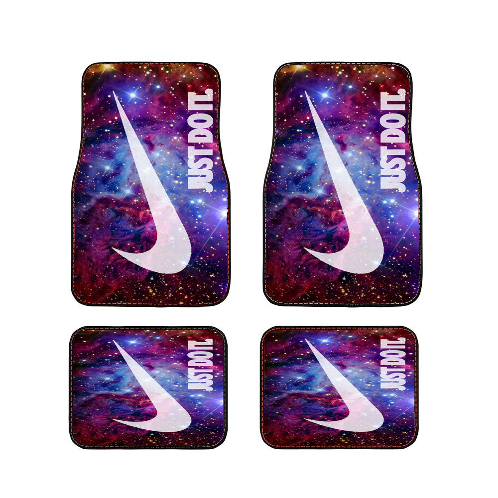 Galaxy Nebula Just Do It Car Floor Mats Accessories