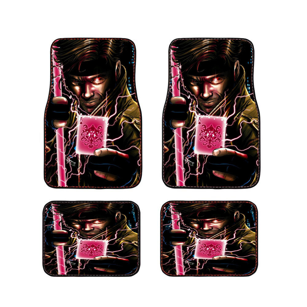 Gambit Marvel Car Floor Mats Accessories