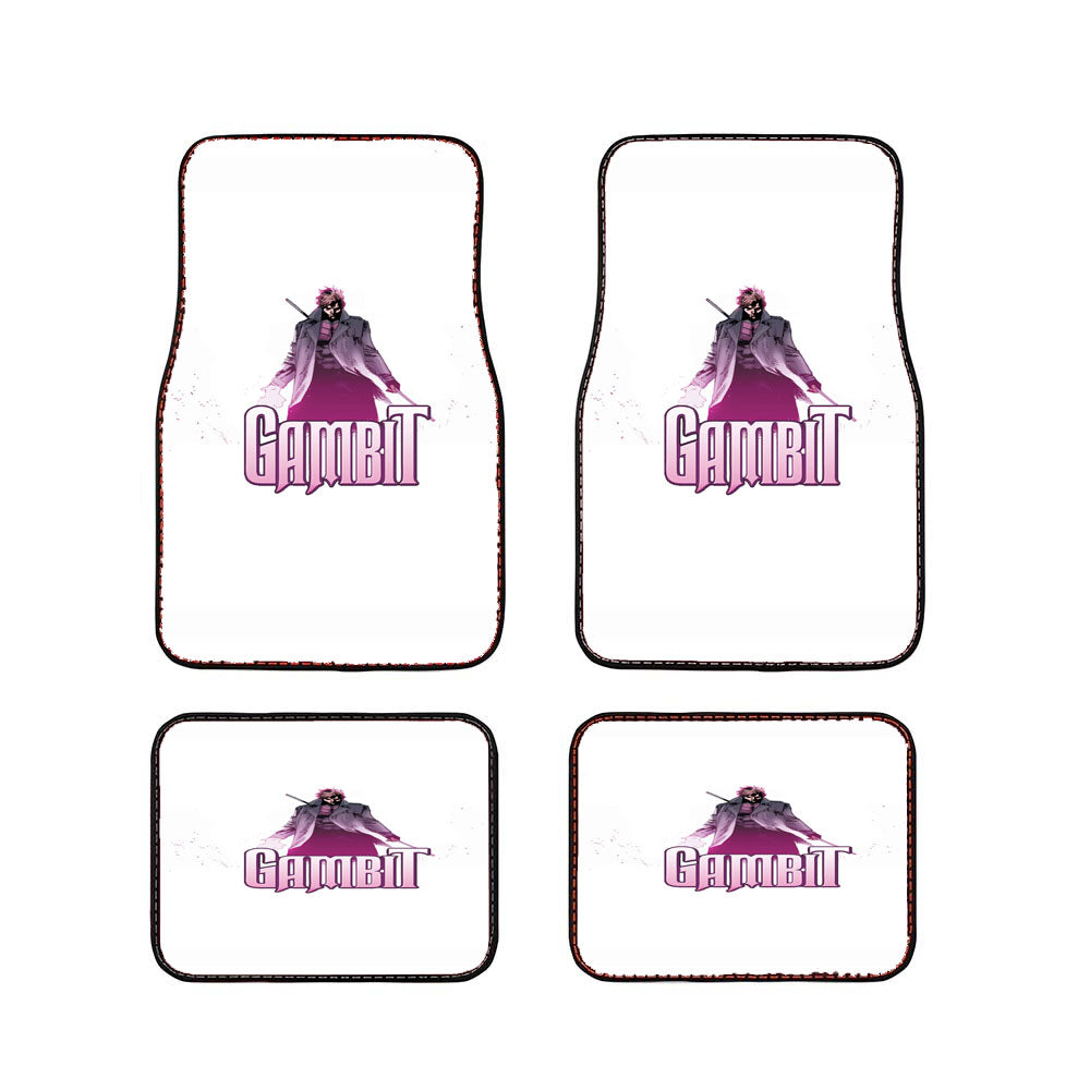 Gambit X Men Mutan Superhero Car Floor Mats Accessories