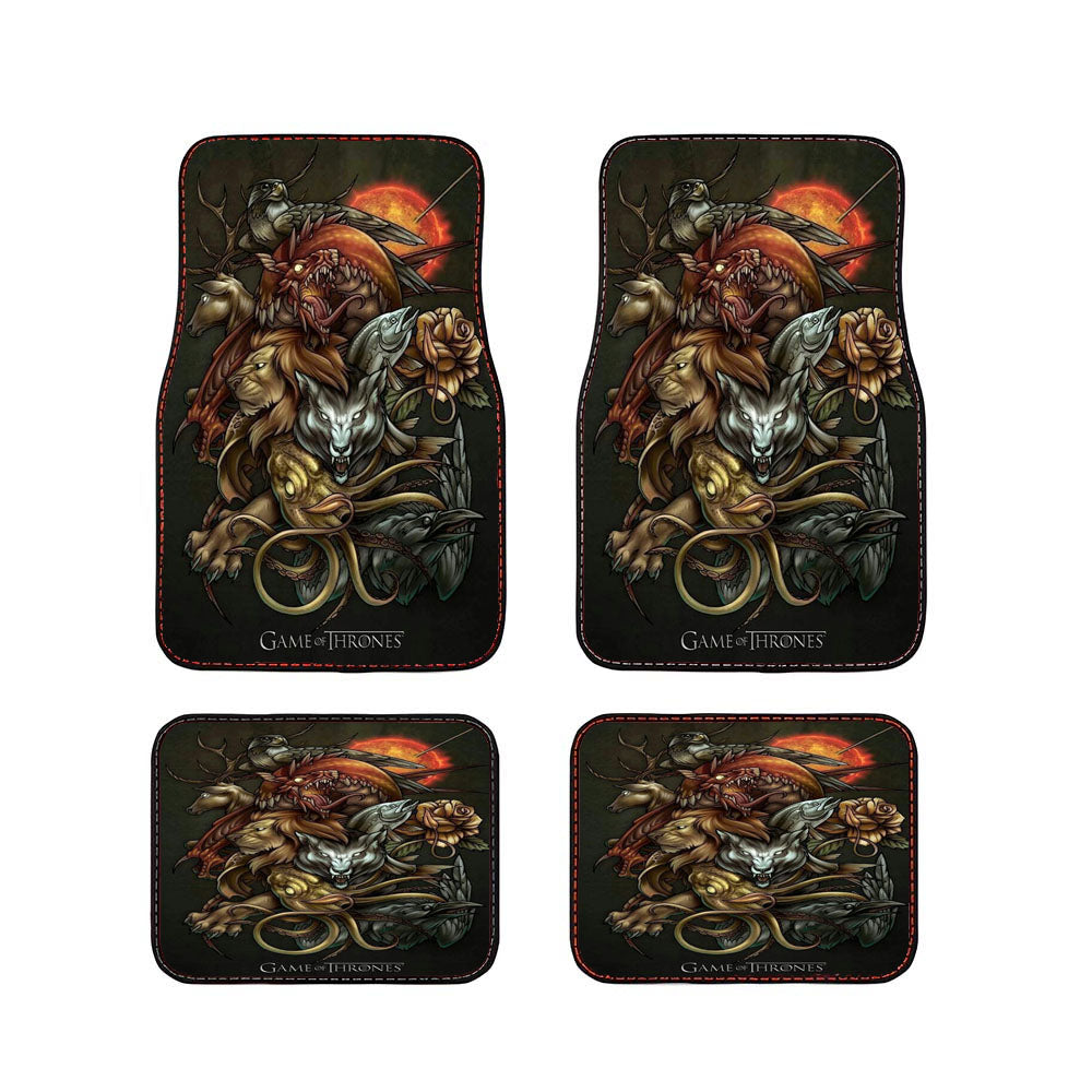 Game Of Throne Art Caracther Car Floor Mats Accessories